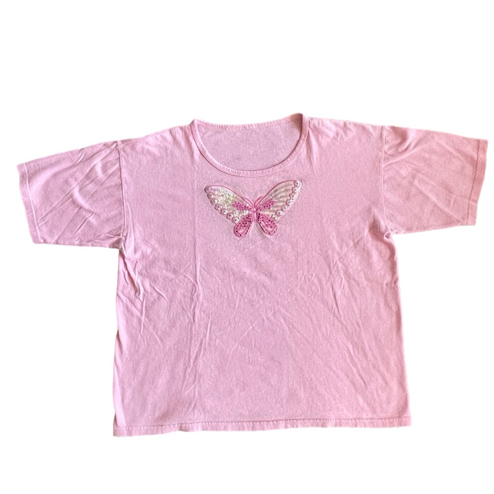 Y2K Vintage Butterfly Top